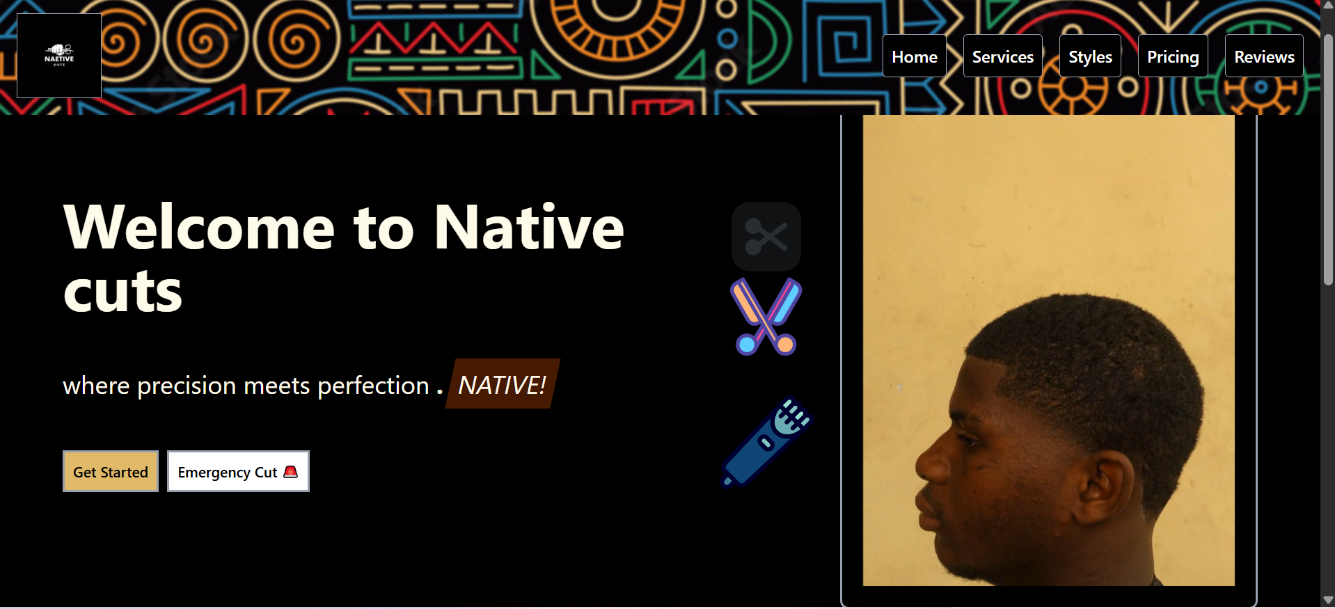 NCUTS project screenshot — UI preview